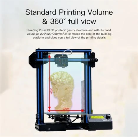 Ender DIY کیت V-شیار بزرگ اندازه I3 مینی Ender 3 3D پرینتر چاپ ادامه قدرت