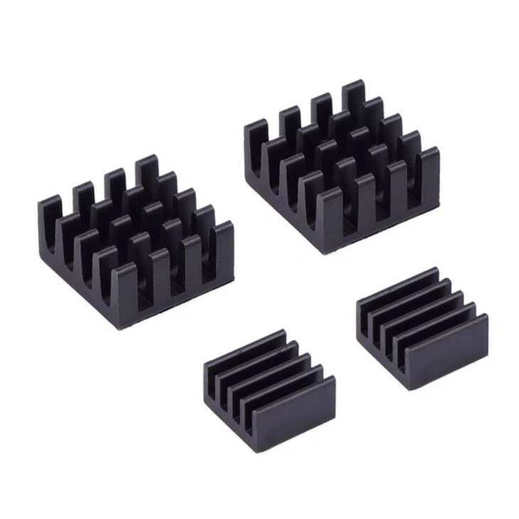 هیت سینک بزرگ سیاه و سفید برای تمشک پی صفر وات